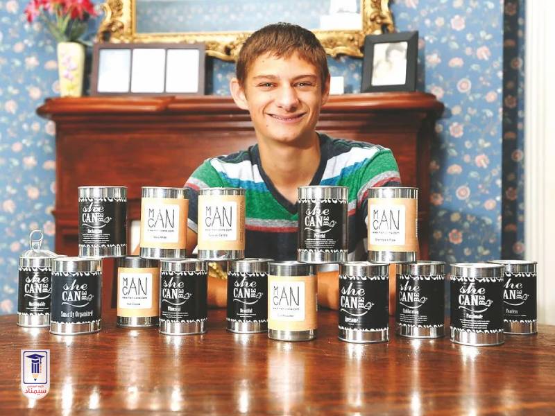 زندگینامه کارآفرین نوجوان، هارت مین؛ ایده ساخت شمع با رایحه مردانه!